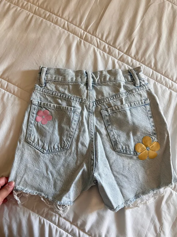 PacSun Jean Shorts High-Rise Light Wash - Image 8