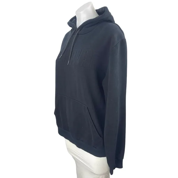 Puma Women's Black Logo Yoga Athletic Activewear Sweater Hoodie Sweatshirt Top M - Image 2