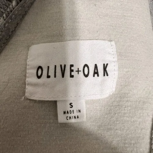 OLIVE & OAK Super‎ Cute Gray/White Cut Out Fit & Flare Dress NWOT Size Small - Image 8