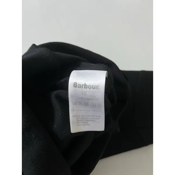 Barbour International Women's Black Stretch Pants Size UK10 / US6 - Image 3
