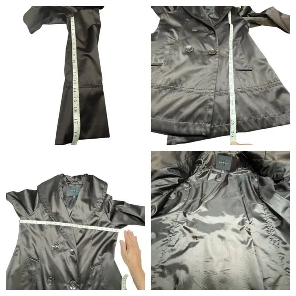 Braetan Womans Brown * Collared * Double Brested Jacket Sz L NWOT - Image 5