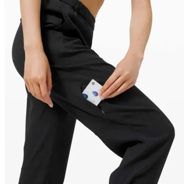 Lululemon Essential Affinity Mid Rise Joggers Black 4 - Image 3