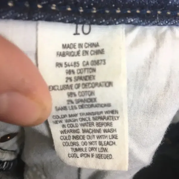 American Eagle 10 cutoff dark wash Jean shorts - Image 2