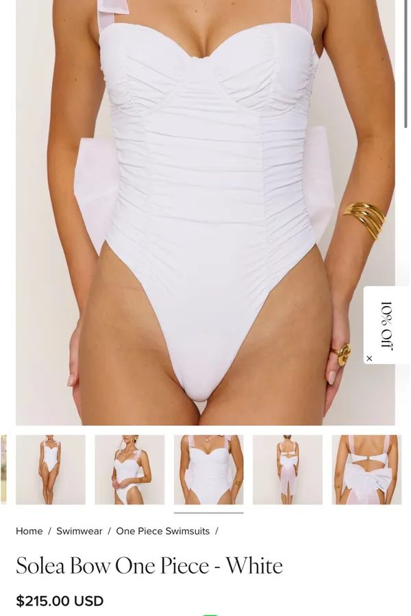 Alt Swimsuit One Piece BOW NOT INCLUDED - Image 2