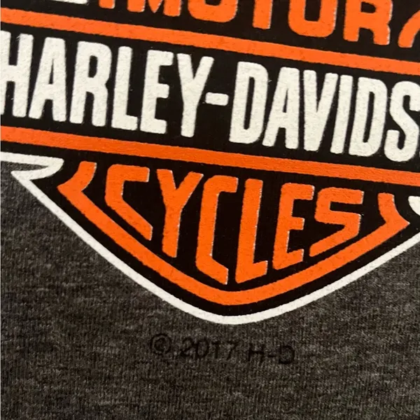 Harley-Davidson Women’s Long Sleeve Graphic Tee 2017 Biker/Motorcycle L /Unisex - Image 6