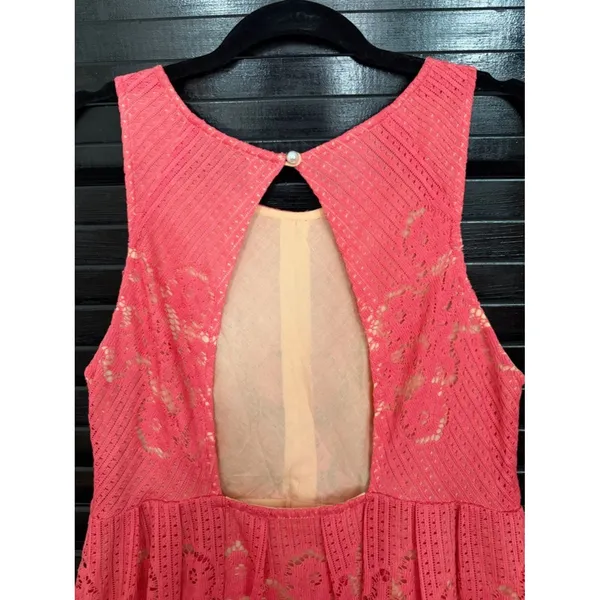 Free People Rocco Lace Mini Dress Size 8 Open Back - Image 6