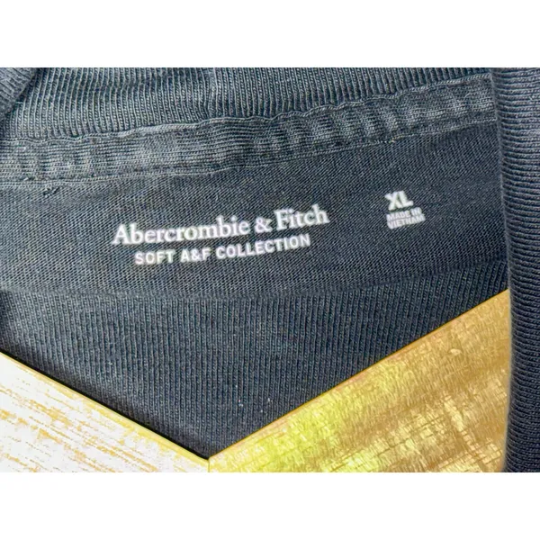 Abercrombie & Fitch Soft AF Black Knit Long Sleeve Turtleneck Sweater Size XL - Image 3