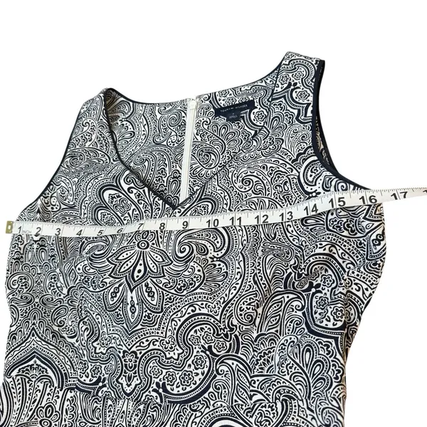 Paisley‎ Print Sleeveless V Neck Dress 90s inspired Girly Romantic Size 0 - Image 6