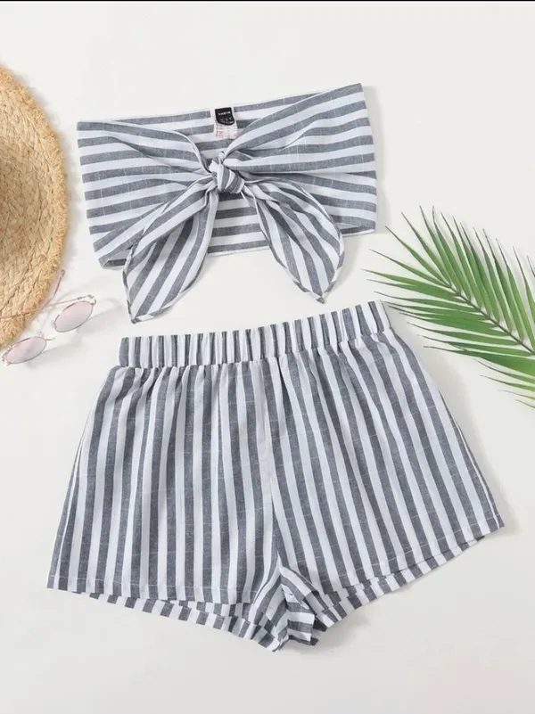 Crop top And shorts Set Multi Size M - Image 5