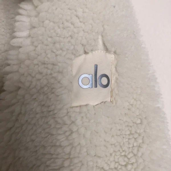 Alo Foxy Sherpa Jacket Ivory S - Image 7