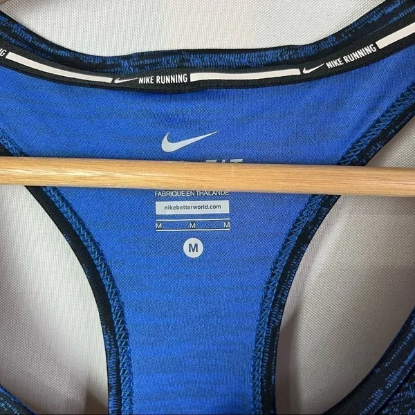 Nike Dri-Fit Blue Milar Racerback‎ Running Athletic Tank Top M - Image 3