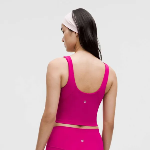 Lululemon Align Tank Top *Light Support, A/B Cup Ripened Raspberry Size 14 - Image 2