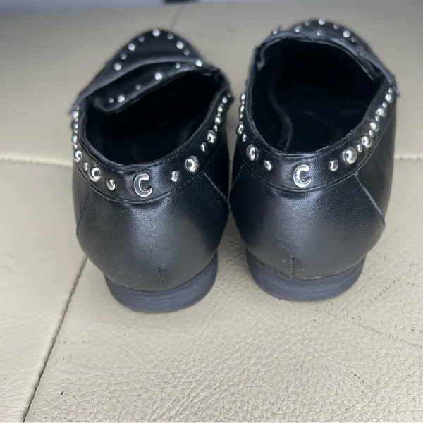 Sam Edelman‎ Black Leather Studded Mules size 6 casual comfort - Image 9