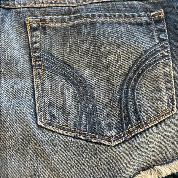 Hollister Lowrise Short Short Sz 15/32 Crochet Trim Fringe Hem 100% Cotton NWT - Image 6