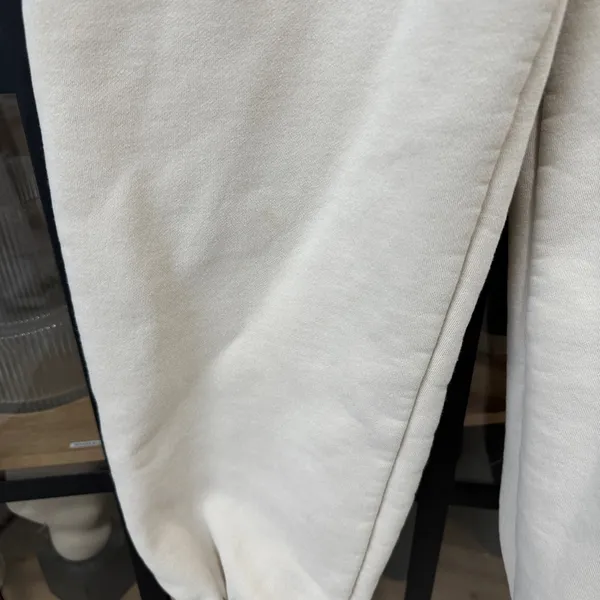 The Happy Camp3r cloud sweatpants beige embroidered soft joggers pockets fleece - Image 6