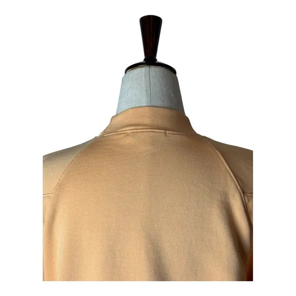 AGOLDE Sweatshirt Women XS Orange Sherbert The Round‎ Shoulder Athleisure NWT - Image 8