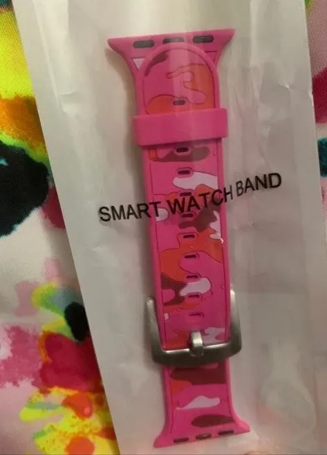 Apple watch band For Watch Camo Rose/REd 38-40MM - Image 2