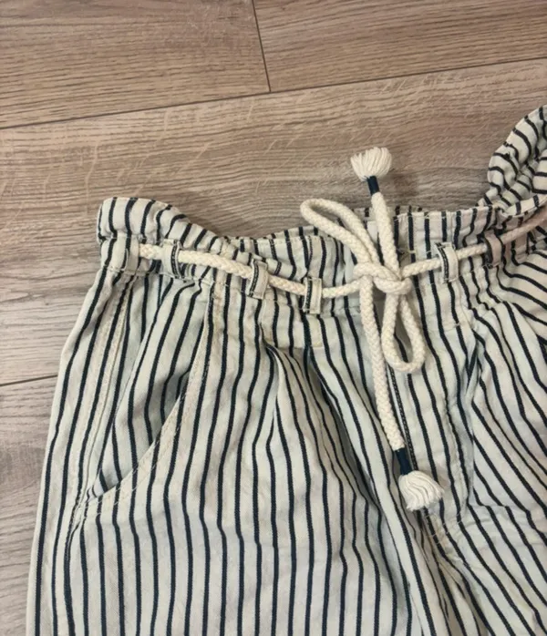 Free People We The Free Striped Wide Leg Pants Size M - Image 3