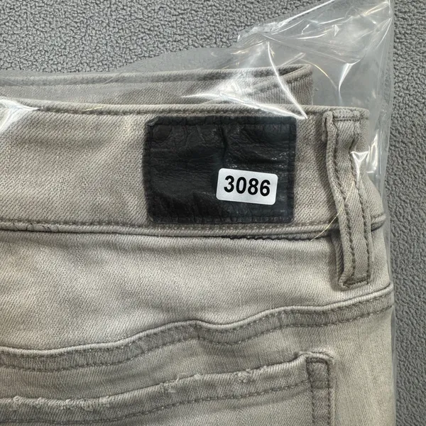 American Eagle Jeans Womens 2 Short Gray Jeggings Ankle Low Stretch Rolled Cuffs - Image 7