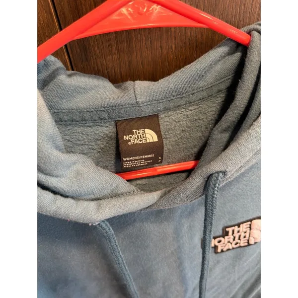 The North Face women's blue pullover‎ hoodie small - Image 2
