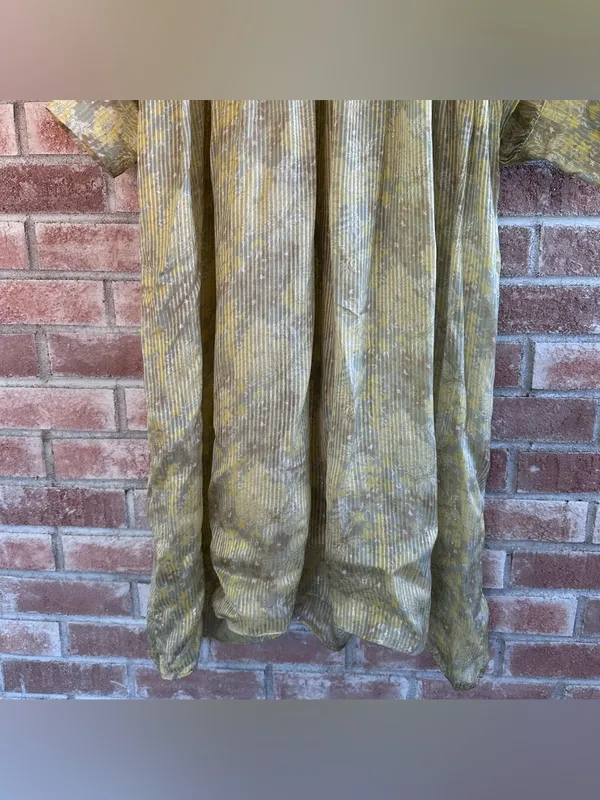 Zara Maxi Dress Women’s Small Metallic Floral Ethereal Boho Prairie Cottagecore - Image 4