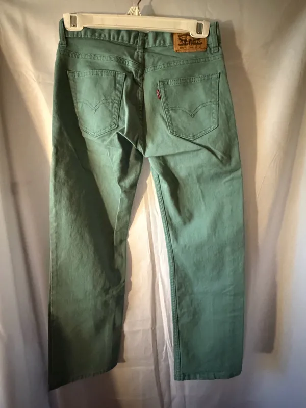 Levi's Women's Green Straight-Leg Jeans - Image 3