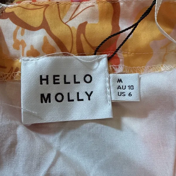 Hello Molly Lovely Limelight Cut Out Floral Dress Size 6 NWT - Image 8