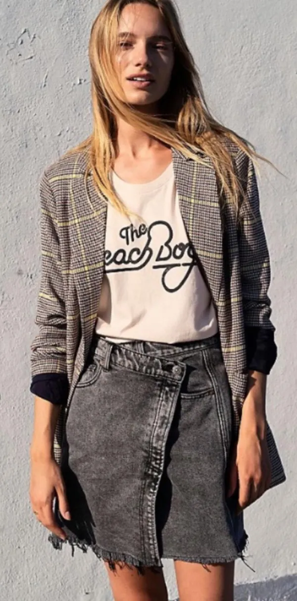 Free People NWT sulphor black skirt size 24 - Image 3
