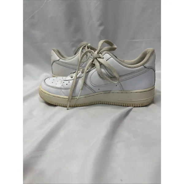 Nike Air Force 1 Low Triple White Shoes Womens 8 Athletic Sneaker DD8959-100 - Image 2