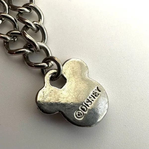 Disney rhinestone silver tone Mickey Mouse pendant necklace - Image 7