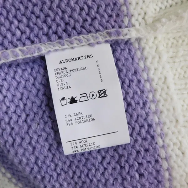 Anthropologie ALDOMARTINS‎ Striped Turtleneck Sweater Aldo Martins Wool Small - Image 10