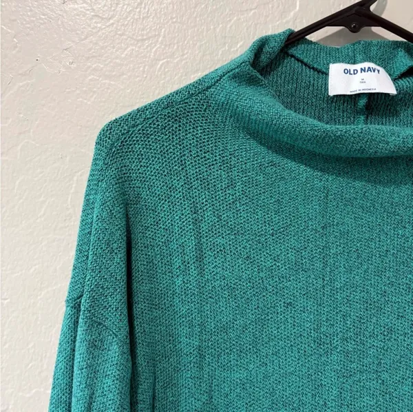 Old Navy Teal Green Sweater - Image 5