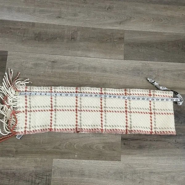 Banana Republic Factory Lambs Wool Blend Fringe Scarf 64x9 In - Image 6