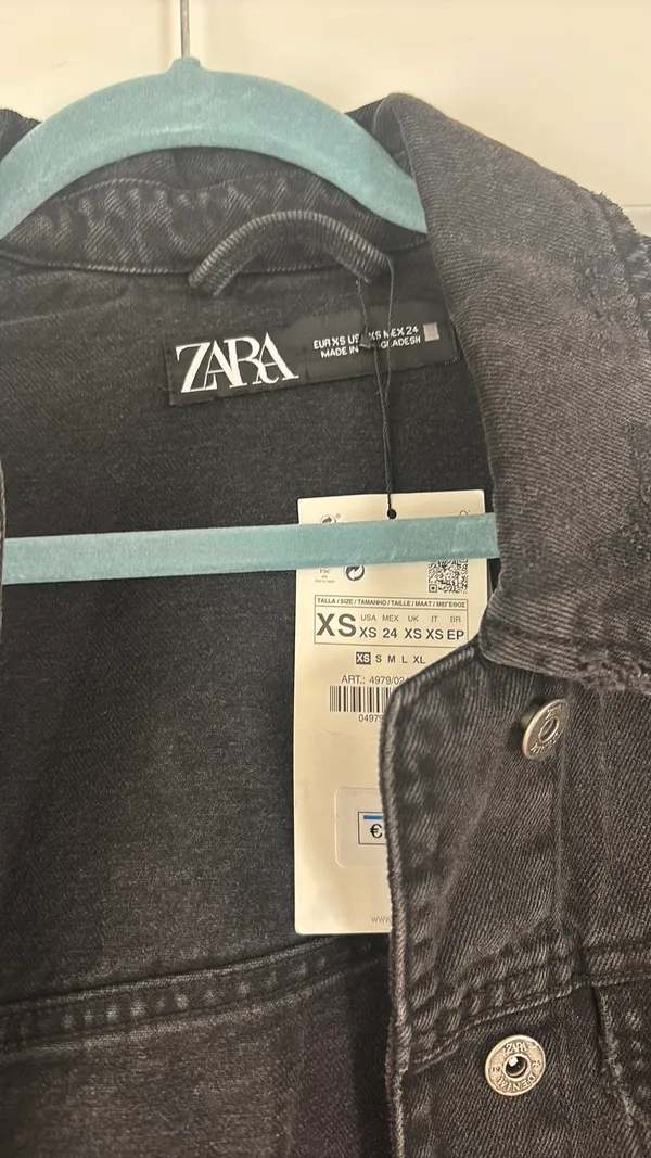 ZARA Oversized Denim Jacket - Image 2