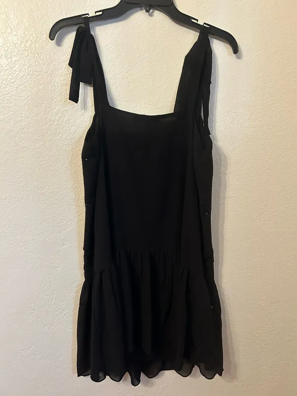 Black dress mini. Size M - Image 2