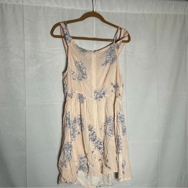 NWT Sabo Skirt Floral Print‎ Unlined Floral Print Mini Dress Size Large - Image 2