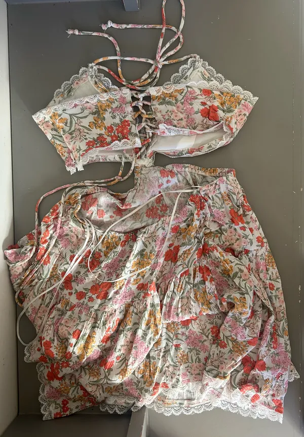 Grey Bandit Floral Mini Dress - Image 3