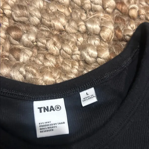 TNA Classic No Hem Black Mini Tank Size Large - Image 5