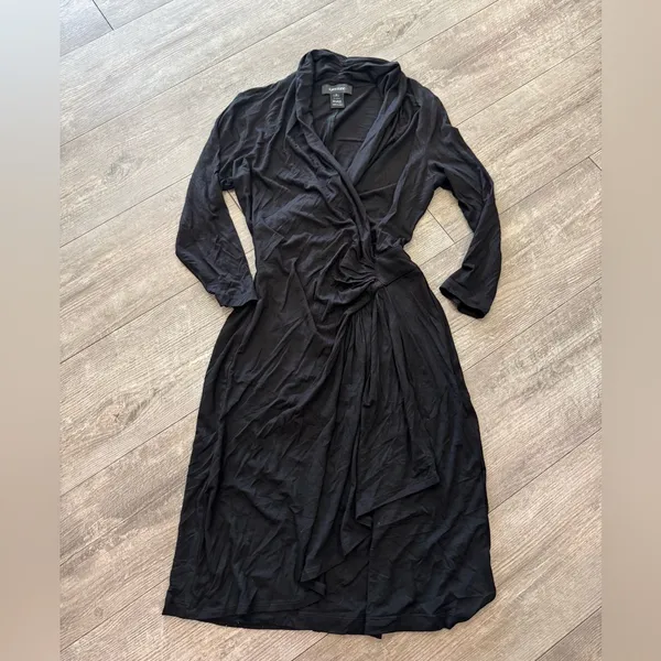 Karen Kane Black Long Sleeve Dress - Image 5