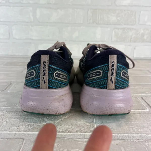 Brooks Glycerin 20 Sneakers Shoe Women 10 Navy Blue Running Athletic 1203691B499 - Image 3