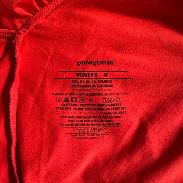 Patagonia Red Sleeveless V-Neck Mini Dress - Image 2
