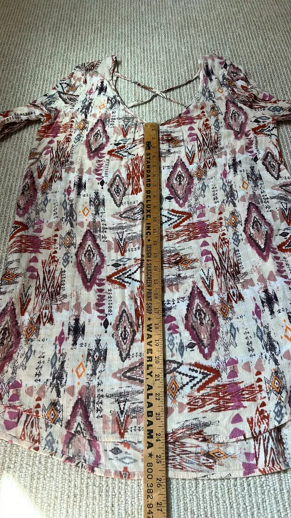 Billabong Boho Mini Dress M - Image 5
