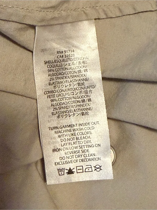 Last chance-Armani Exchange Light Taupe Button-Front Shirt - Image 10