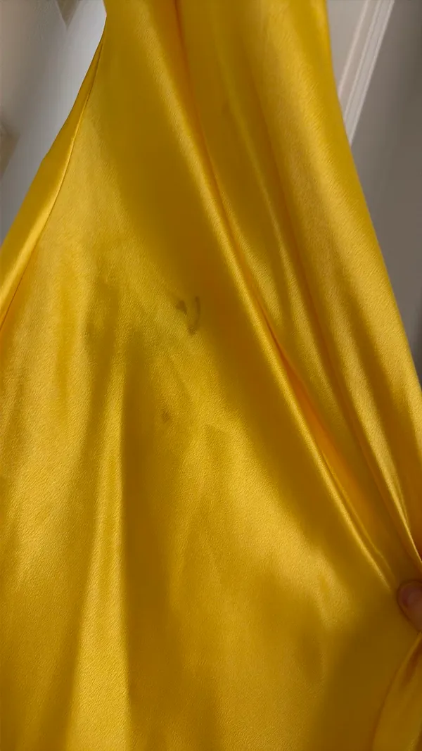 Lulus Dress Maxi Yellow - Image 4