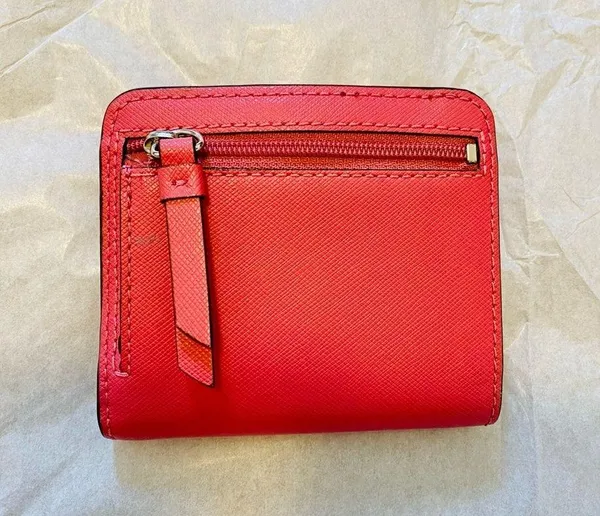 Coach wallet with bow tie in pink - Image 2