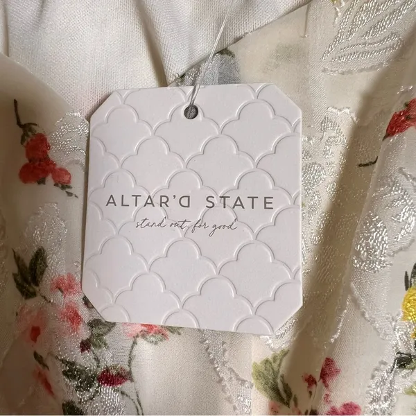 NWT Altar’d State Malia Tiered Floral Dress - Image 12