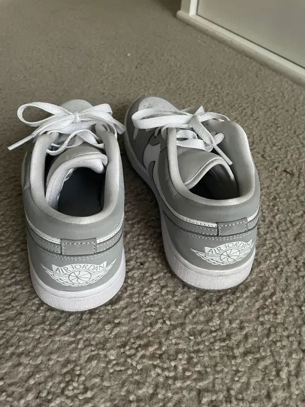 Nike Air Jordan 1 Wolf Gray - Image 4