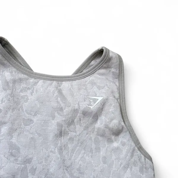 Gymshark Adapt Animal Seamless Butterfly/ Grey Sports Bra - Image 2