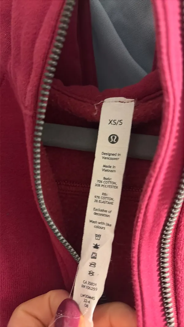 Lululemon Scuba Half-Zip Hoodie Cropped - Image 7