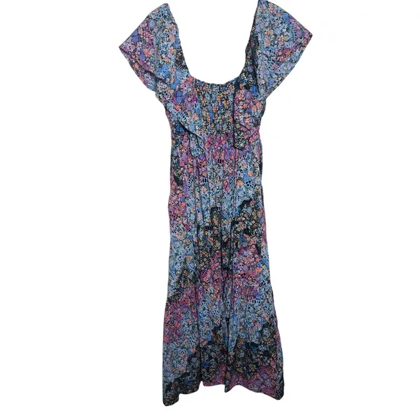 Anthropologie Clementina Eyelet Maxi Dress Women’s Sz. XS - Image 4